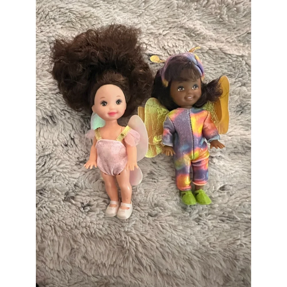 Vintage 1994 Mattel Barbie Lil Friends of Kelly Lot Of 3 Dolls in Costumes EUC